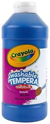 Crayola Artista II Washable Tempera Paint 16oz Blue