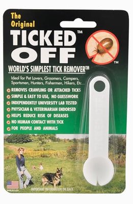 Ticked Off Pets Tick Remover, White