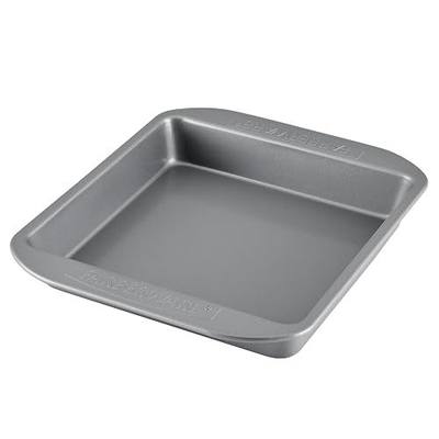 Farberware Nonstick Bakeware 9x9 Baking Pan, Square Cake Pan, Gray
