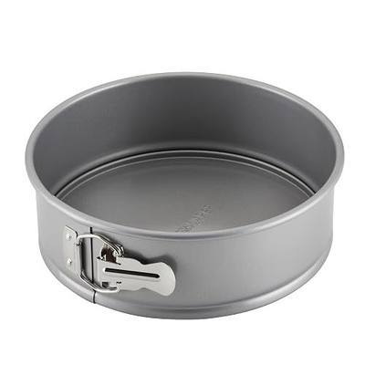 Farberware Nonstick Bakeware 9-Inch Round Springform Pan, Gray
