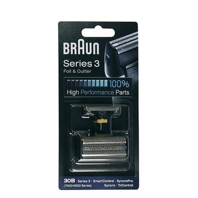 Braun Combi 30B Foil and Cutter replacement. For Series 3 (older generation), Series 1 (older generation), TriControl, 7000/4000 Series.