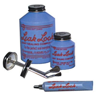 10004 Leak Lock 4 Ounce Brush-Top Plastic Jar