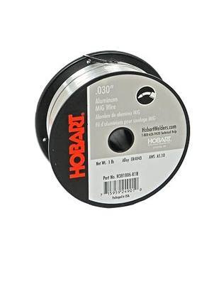 Hobart H381806-R18 1-Pound ER4043 Aluminum Welding Wire, 0.030-Inch