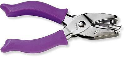 Fiskars 1/8" Circle Hand Hole Punch for Paper & Crafts, Purple