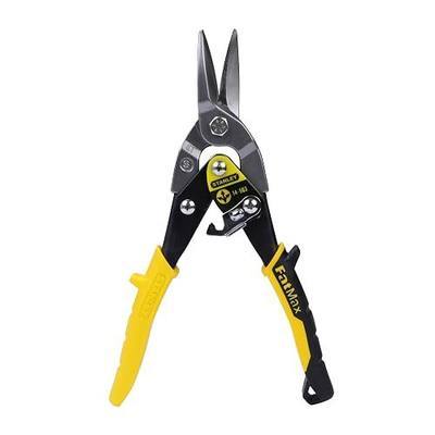 Stanley 2-14-563 "MaxSteel" straight Aviation Snips, 9.84", Black/Yellow