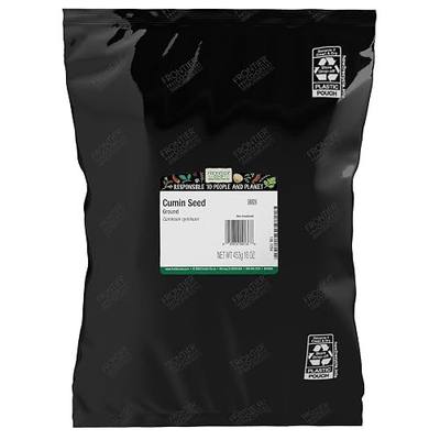 Frontier Co-op Cumin Seed, 1lb Bulk Bag, Ground Cumin Seasoning - Robust Flavor - Perfect Powder for Chili, Soups, Stews, Curries and More