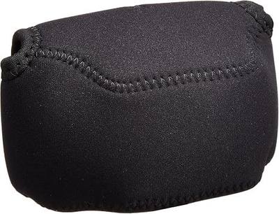 OP/TECH USA Soft Pouch – Compact digital camera case, lightweight accessories pouch, sleek neoprene sleeve for DSLR, perfect for backpacks & travel – durable protection in style D-Compact | Black