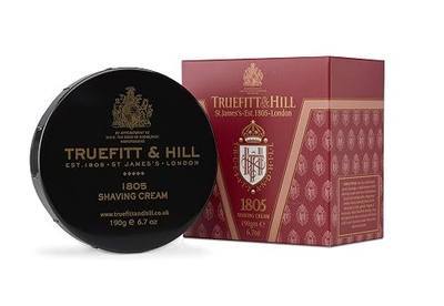 Truefitt & Hill 1805 Shave Cream Bowl for Men, Fresh Oceanic scent, 6.7 oz.