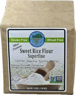 Authentic Foods Superfine Sweet Rice Flour - 3lb