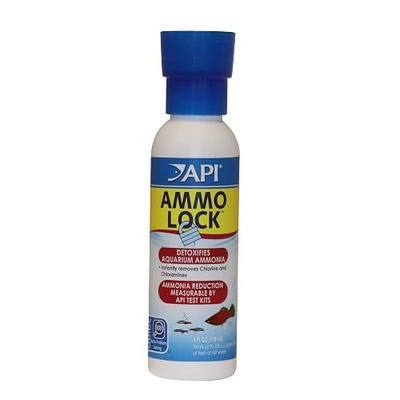API AMMO-LOCK Freshwater and Saltwater Aquarium Ammonia Detoxifier 4-Ounce Bottle, AMMO LOCK, 4 OZ | For Freshwater and Saltwater