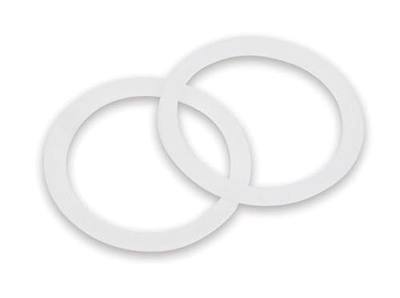 Holley Fuel Bowl Inlet Gasket, 0.875 in ID, 0.031 in Thick, Nylon, Holley Carburetors, Pair