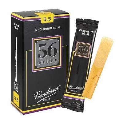 Vandoren CR5035 Bb Clarinet 56 Rue Lepic Reeds Strength 3.5; Box of 10