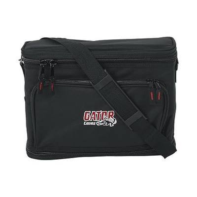 Gator Cases Padded Nylon Carry Bag for Single Wireless Microphone System, Live-in Style Holds Reciever, Body Pack, and Microphone with Antenna Access (GM-1W)