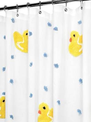 Park B. Smith Ducky Ducky Shower Curtain, Blue, 72" x 72"