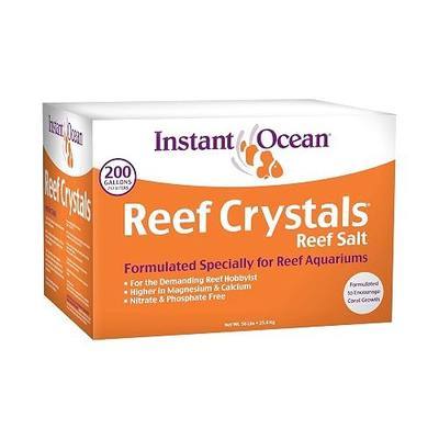 Instant Ocean Reef Crystals Reef Salt For 200 Gallons, Enriched Formulation For Aquariums, 25600 Fl Oz (Pack of 1)