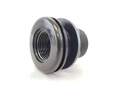 Lifegard Aquatics 1/2-Inch Double Threaded Bulkhead