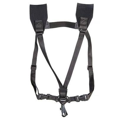 Neotech Soft Harness – Padded Neoprene Saxophone Shoulder Harness with Swivel Hook | Adjustable, Comfortable Support – Regular, Black, Made in USA