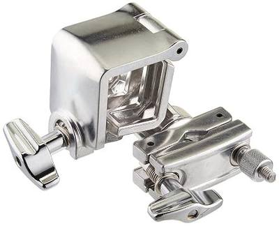 Pearl PCX200 Icon Drum Rack Square Rail Accessory Clamp with Rotating/Locking Adjustable Jaw for Secure Drum and Accessory Mounting on all Pearl Rack Systems.