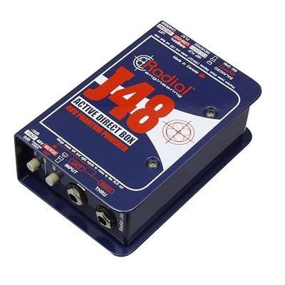 Radial J48 MK2 48V Phantom Power Active Direct Box