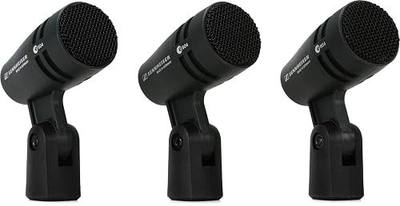 Sennheiser Pro Audio E604 Dynamic Cardioid Instrument Microphone Kit, 3-Pack