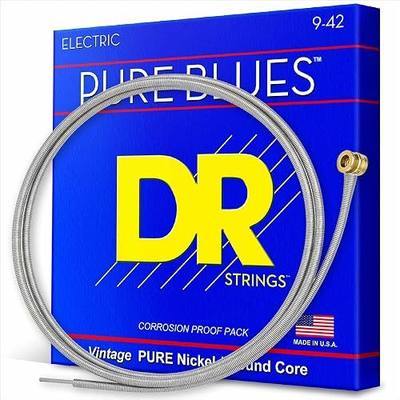 DR Strings PHR-9 Pure Blues Pure Nickel Lite Electric Guitar Strings