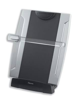 Fellowes Office Suites Desktop Copyholder with Memo Board, Black/Silver (8033201), 15" x 10.3" x 6"