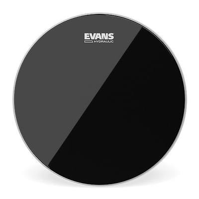Evans Drum Heads - Hydraulic Black Tom Drumhead, 16 Inch