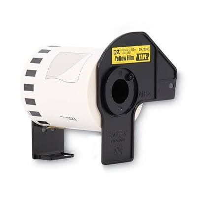 Brother Genuine DK-2606 Continuous Length Film Tape, 2.4 in x 50 ft (62 mm x 15.2 m) Black on White, Retail Packaging