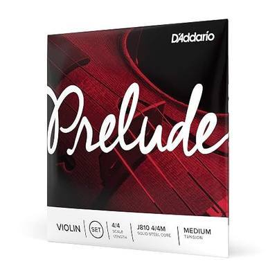 D'Addario Prelude Violin String Set, 4/4 Scale, Medium Tension