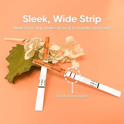 Wondfo Pregnancy Test Strips - HCG Detection 25 MIU/ml, Home Test of Reliable Result - 25 Count