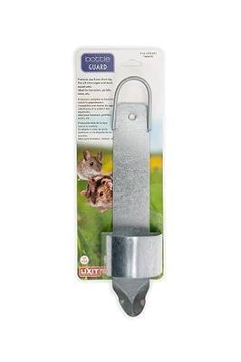 Lixit Wire and Aquarium Cage Water Bottle Chew Guard for Guinea Pigs, Rats, Rabbits, Ferrets Hamsters and Other Small Animals. (8oz),Silver