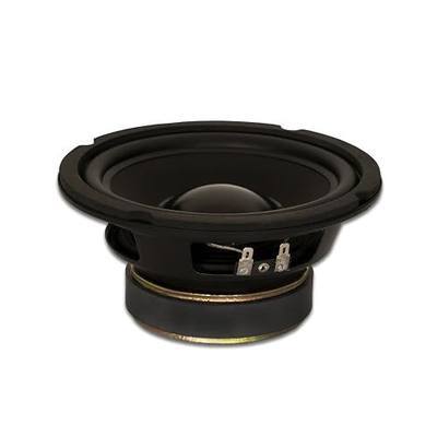 Goldwood Sound GW-6028 Rubber Surround 6.5" Woofer 170 Watts 8ohm Replacement Speaker, Black