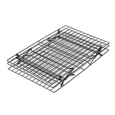 Wilton Excelle Elite 3-Tier Cooling Rack for Cookies, Cake and More - Cool Batches of Cookies, Cake Layers or Finger Foods, Black