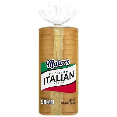 Maier's Premium Italian Bread, Bread with No High Fructose Corn Syrup, 20 Oz Loaf