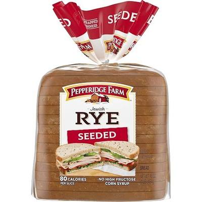 Pepperidge Farm Jewish Rye Seeded Bread, 16 Oz Bag