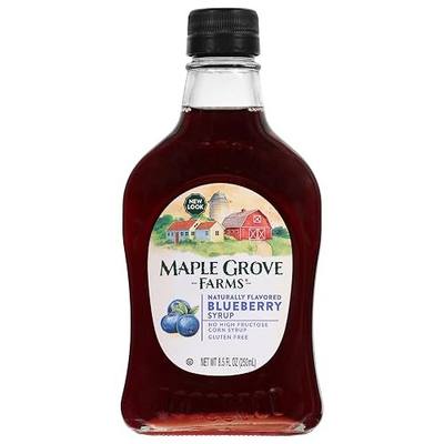 Maple Grove Farms Flavored Syrups, Blueberry, 8.5 Ounce