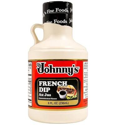 Johnny's French Dip Au Jus Concentrated Sauce -- 8 fl oz | Concentrated Au Jus Sauce, Great For French Dip Sandwiches, Roast Beef, Gravy, Marinades & Cooking