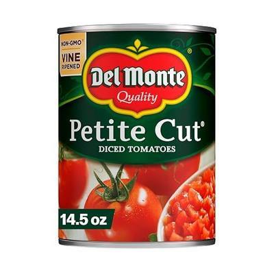 Del Monte Petite Cut Diced Tomatoes, 14.5 oz. Can - The Perfect Base for Delectable Sauces and Hearty Soups