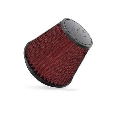 K&N High-Flow Original Lifetime Universal Clamp-On Air Filter: High Performance, Premium, Washable: Flange Diameter: 6 In, Filter Height: 6 In, Flange Length: 0.625 In, Shape: Round Tapered, RF-1048