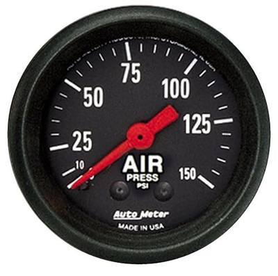 AUTO METER 2620 Z-Series Mechanical Air Pressure Gauge, Air Pressure - 2 1/16"