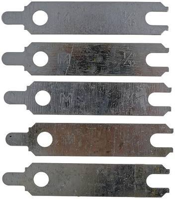 Dorman 02336 Starter Alignment Shim, (1) 1/64, (2) 1/32 and (2) 1/16 in.