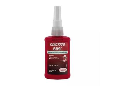 Loctite 135512 Green 609 Medium Strength Retaining Compound, 50 mL Bottle