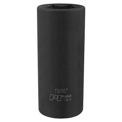 Performance Tool M848 1/2 Drive Impact Socket, 15/16
