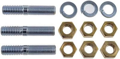 Dorman 03099 Front Exhaust Stud Kit - 7/16-14 x 2-1/4 in. | Fits Select Ford / Lincoln / Mercury Models