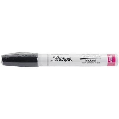 Sharpie Oil-Based Medium Point Paint Markers, 12 Black Markers (34901)