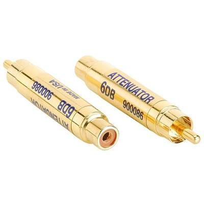 6 dB RCA Line Level Audio Attenuator Pair