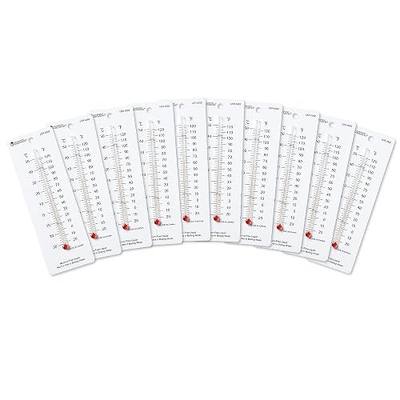 Learning Resources Student Thermometers, Classroom Supplies, Homeschool, Set of 10, Ages 8+