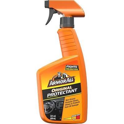 Armor All Streak-Free Original Protectant Spray, Car Interior Cleaner, 28oz | Car cleaning spray, dashboard cleaner for car interior safe on vinyl, rubber, plastic; apply with cloth, not for controls