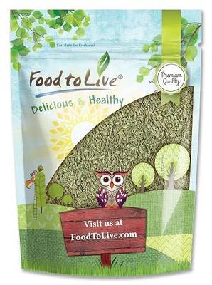 Food to Live Fennel Seeds, 1 Pound – Whole, Raw, Non-Irradiated, Non-GMO, Kosher, Vegan, Bulk, Sweet Licorice Flavor, Perfect for Fennel Tea, Cooking, Baking, Indian and Mediterranean Cuisine