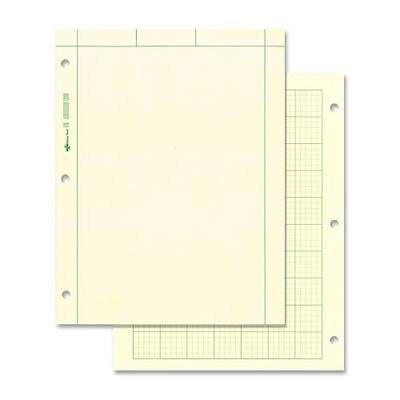 National Computation Pad, 5 x 5 Quad Ruling and Unruled, 8.5" x 11", 100 Sheets (42382)